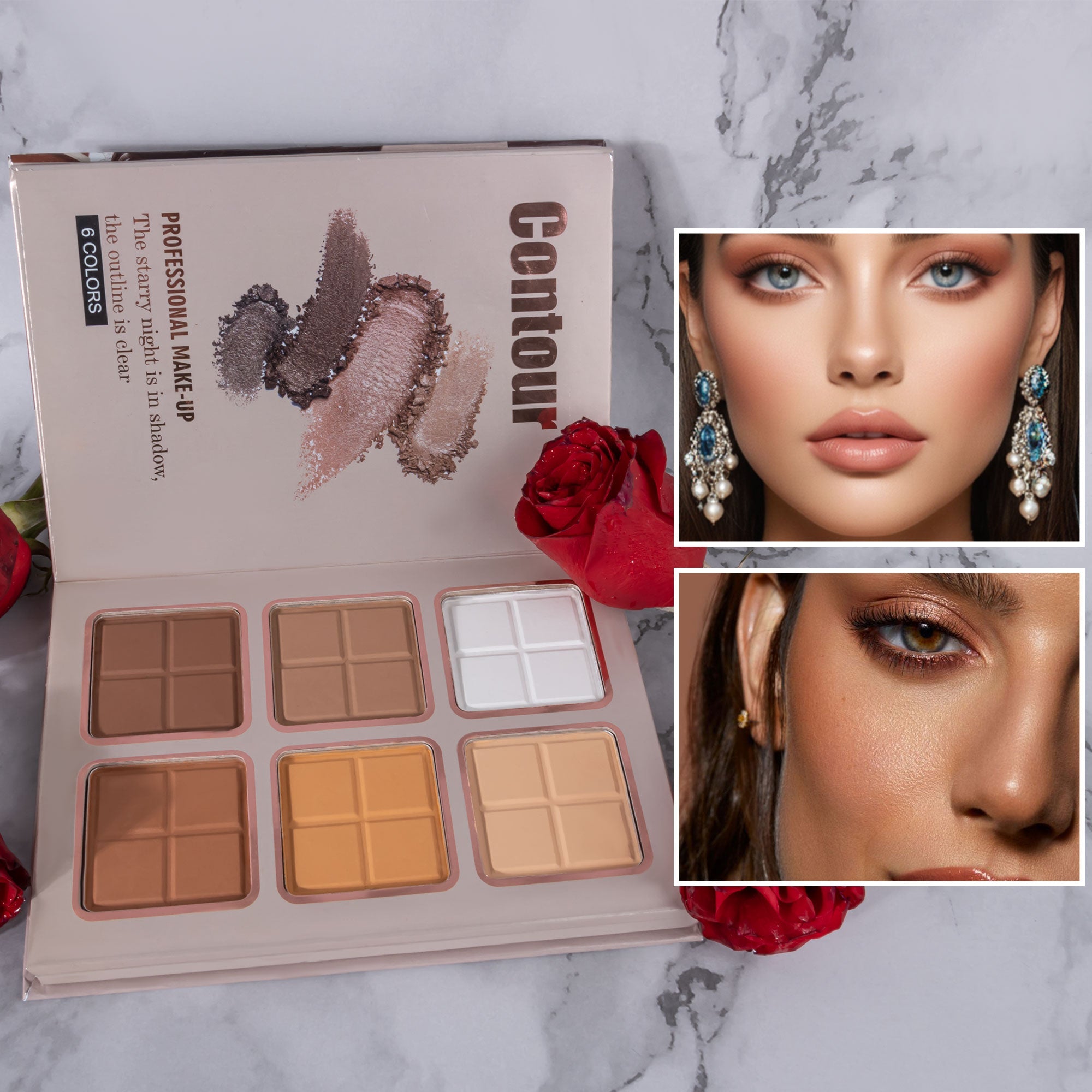 URATM Stylish Colorful Makeup Book with 5 Layers
