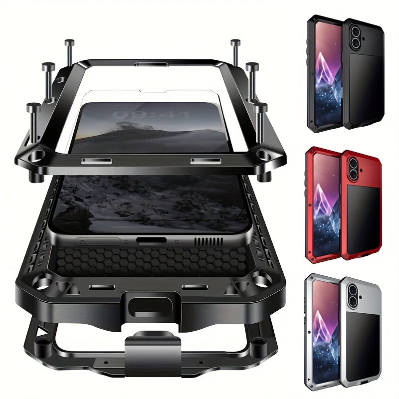 Luxury Doom Armor Waterproof Metal Aluminum Phone Case For iPhone