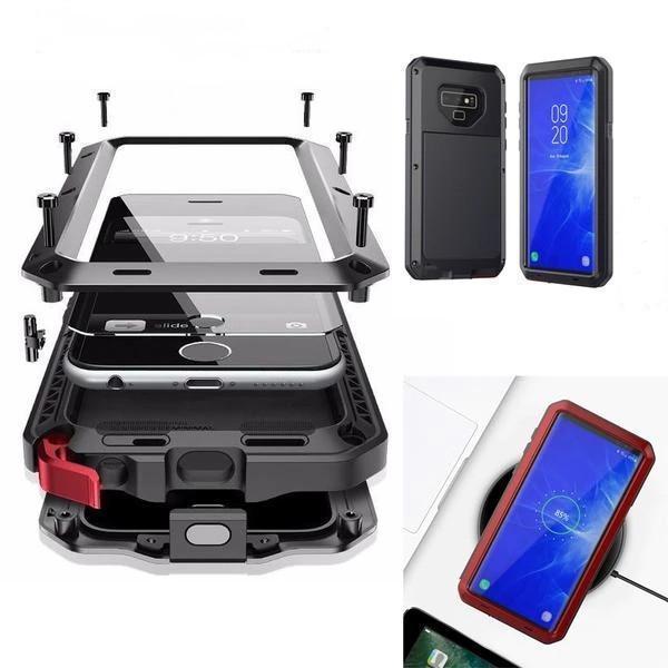 Luxury Doom Armor Waterproof Metal Aluminum Phone Case For Samsung