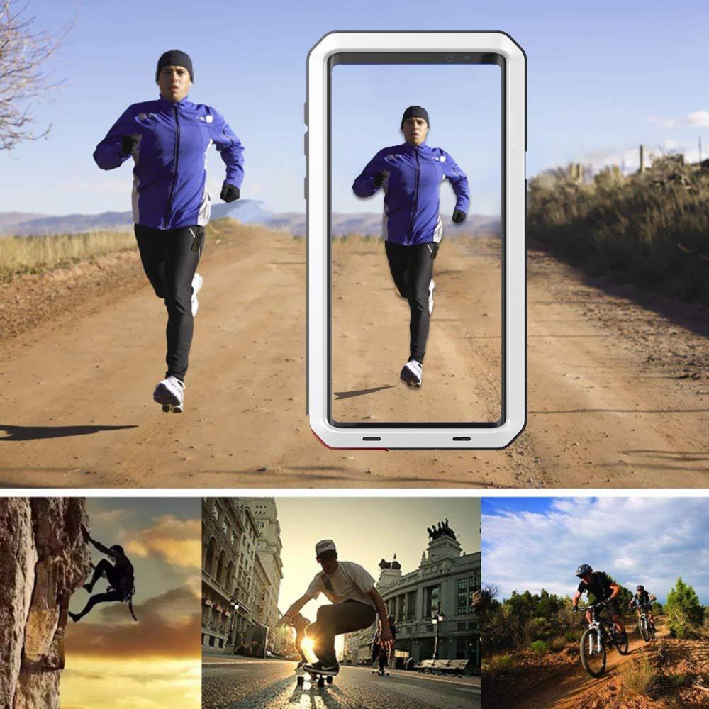 Luxury Doom Armor Waterproof Metal Aluminum Phone Case For Samsung